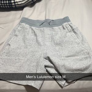 Men’s Gray Lululemon shorts Size medium